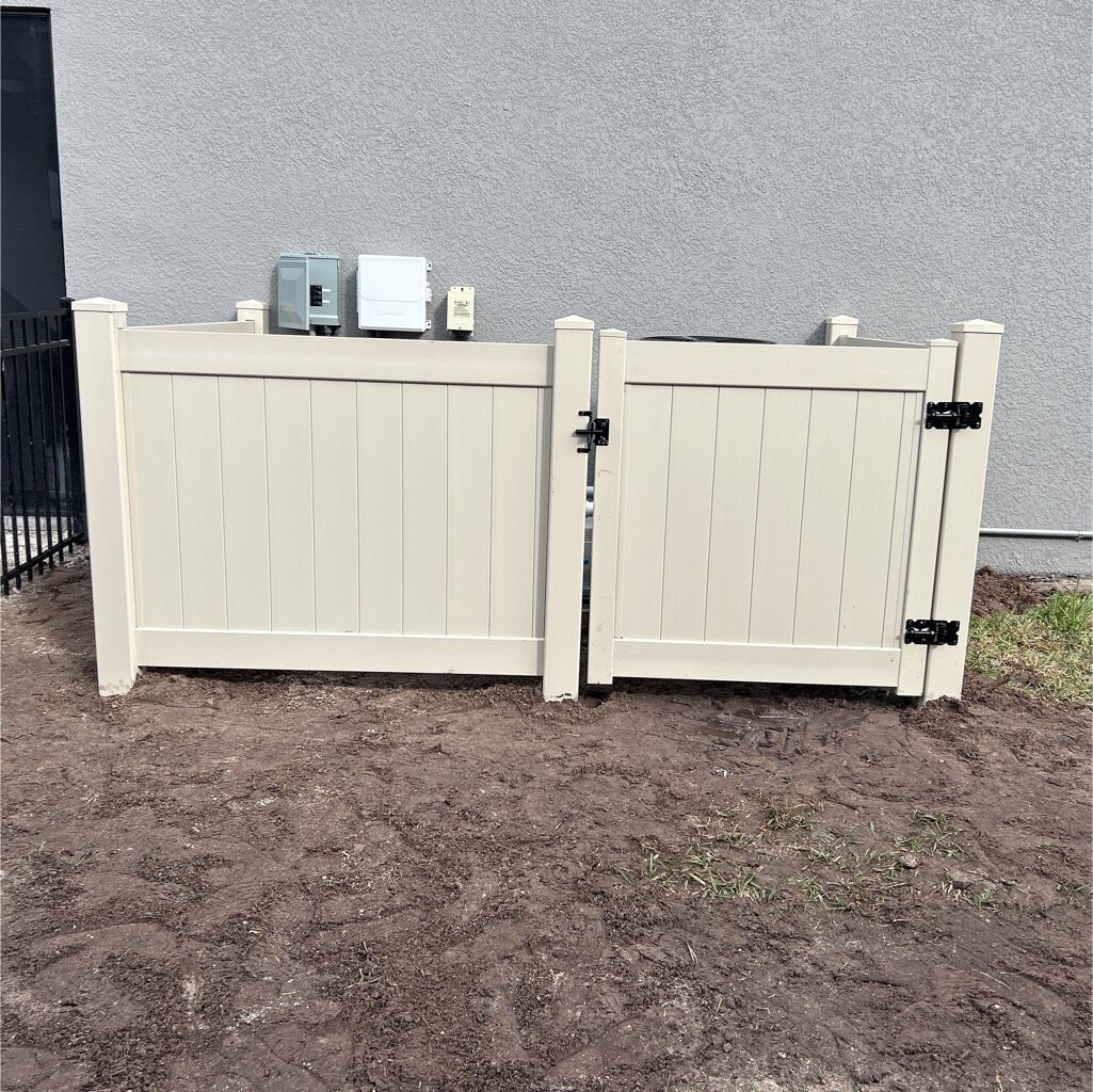 4' H Tan PVC Privacy - Photo 1