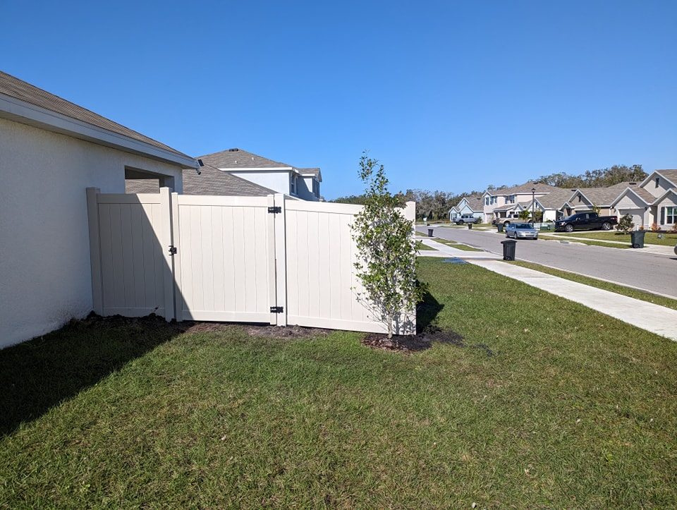 6' H Tan PVC Privacy - Photo 1