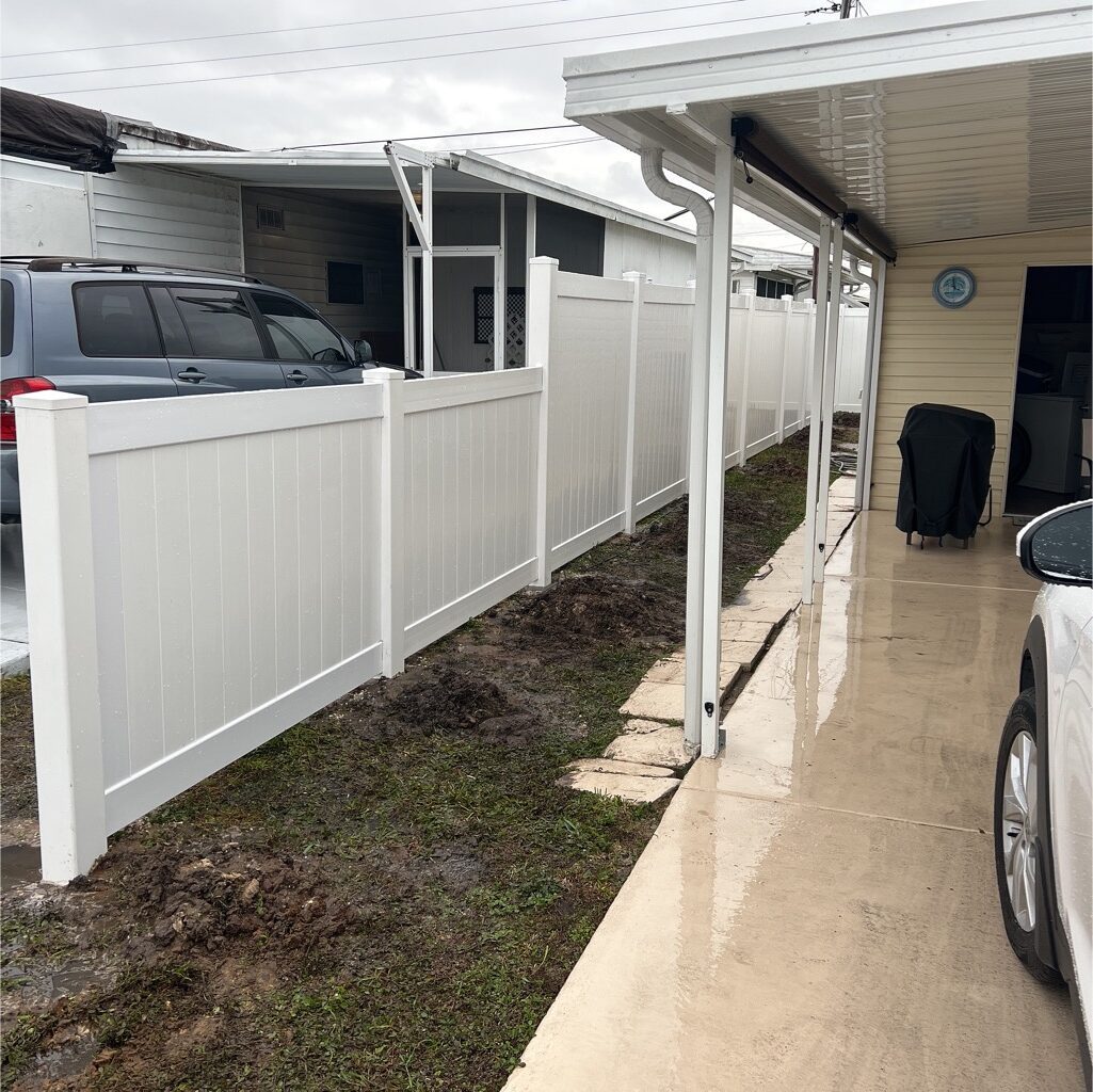 6' H White PVC Privacy & 4' H White PVC Privacy - Photo 1