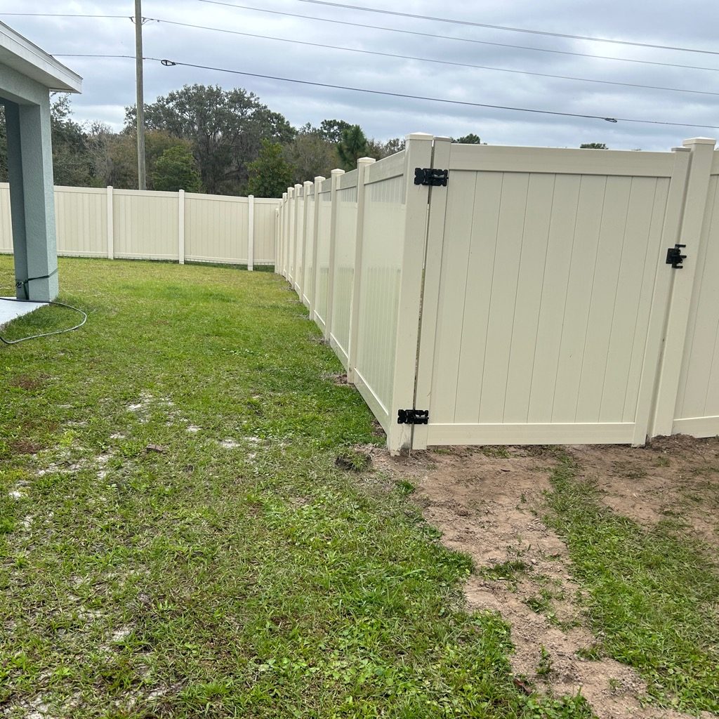 6' H Tan PVC Privacy - Photo 1