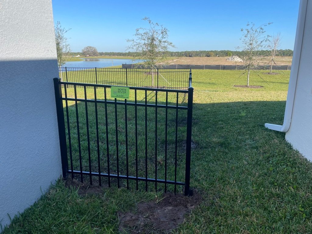 4' H Black Aluminum 3-Rail - Photo 1