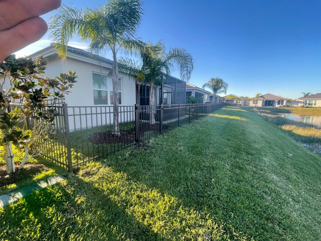 4' H Black Aluminum 3-Rail - Photo 1