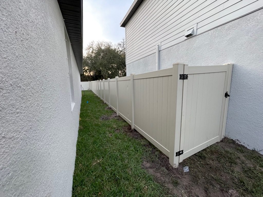 6' H Tan PVC Privacy - Photo 1