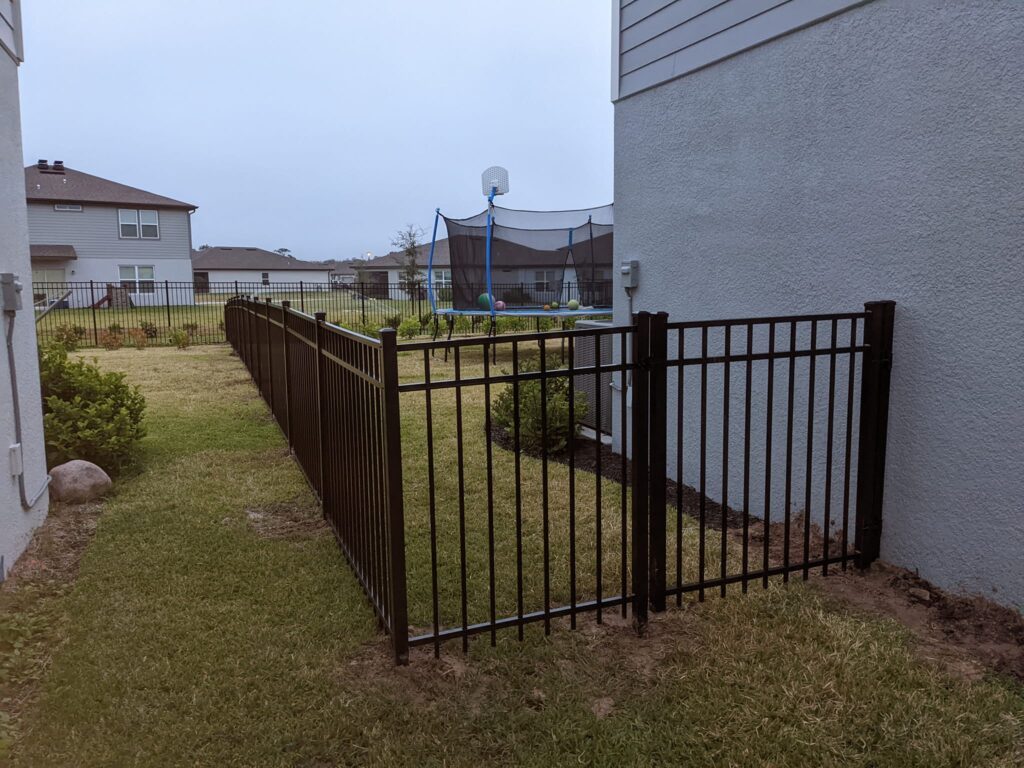 4' H Black Aluminum 3-Rail - Photo 1