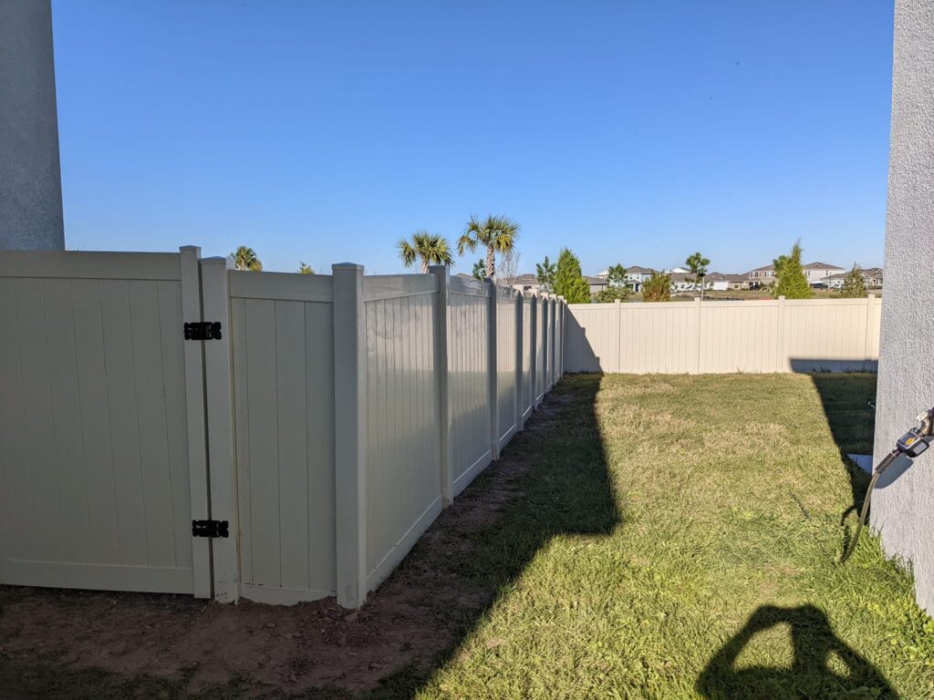 6' H Tan PVC Privacy - Photo 1