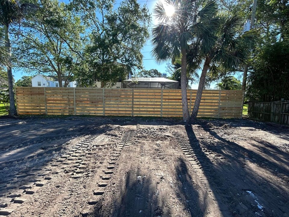 8' H Pressure Treated Wood Horizontal Shadow Box