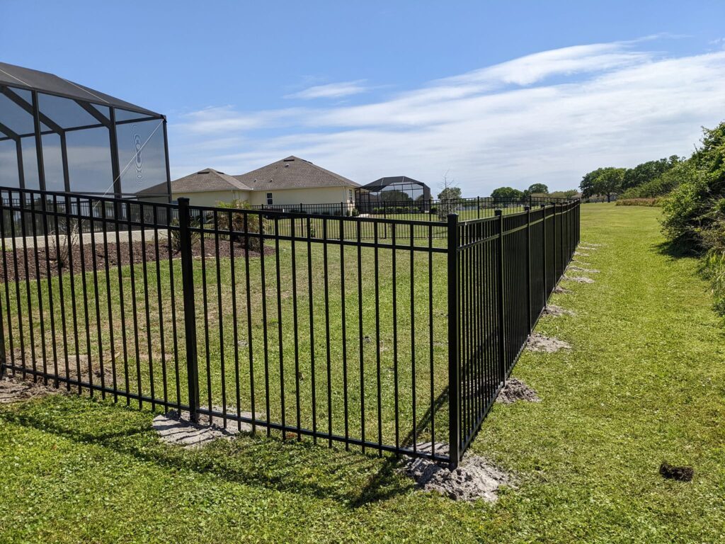 4' H Black Aluminum 3-Rail - Photo 1