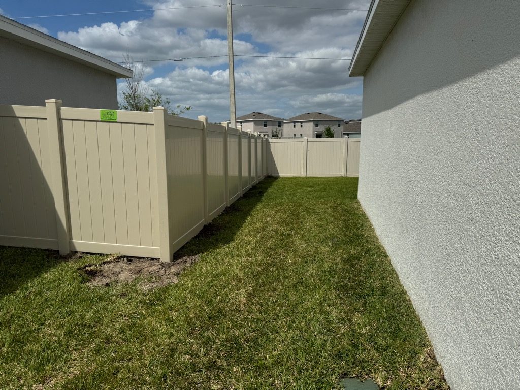 6' H Tan PVC Privacy - Photo 1