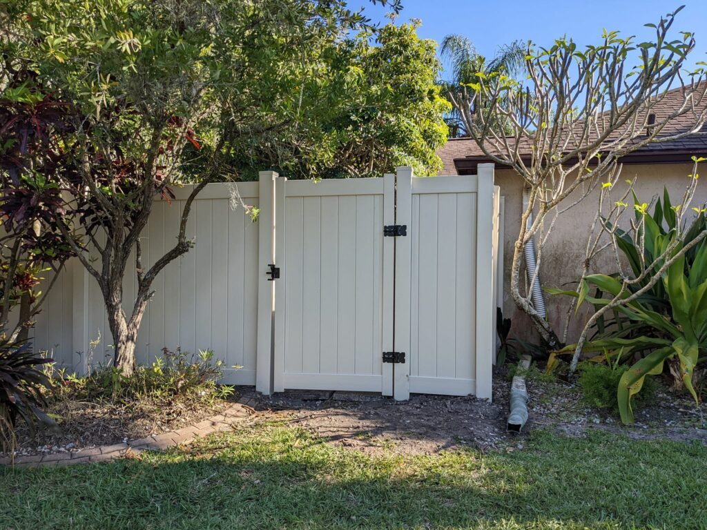 6' H Tan PVC Privacy - Photo 1