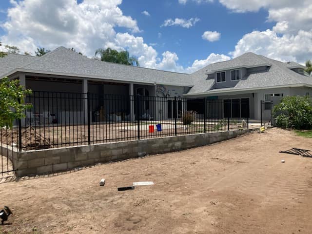 5' H Black Aluminum 3-Rail - Photo 1