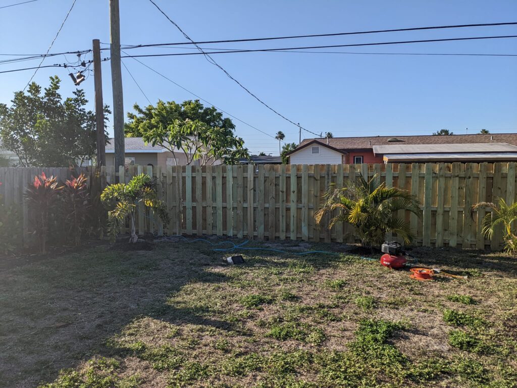 6' H Pressure Treated Wood Shadow Box - Photo 1