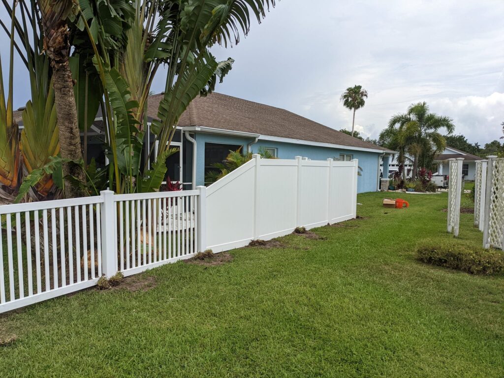 6' H White PVC Privacy & 4' H White PVC Picket - Photo 1
