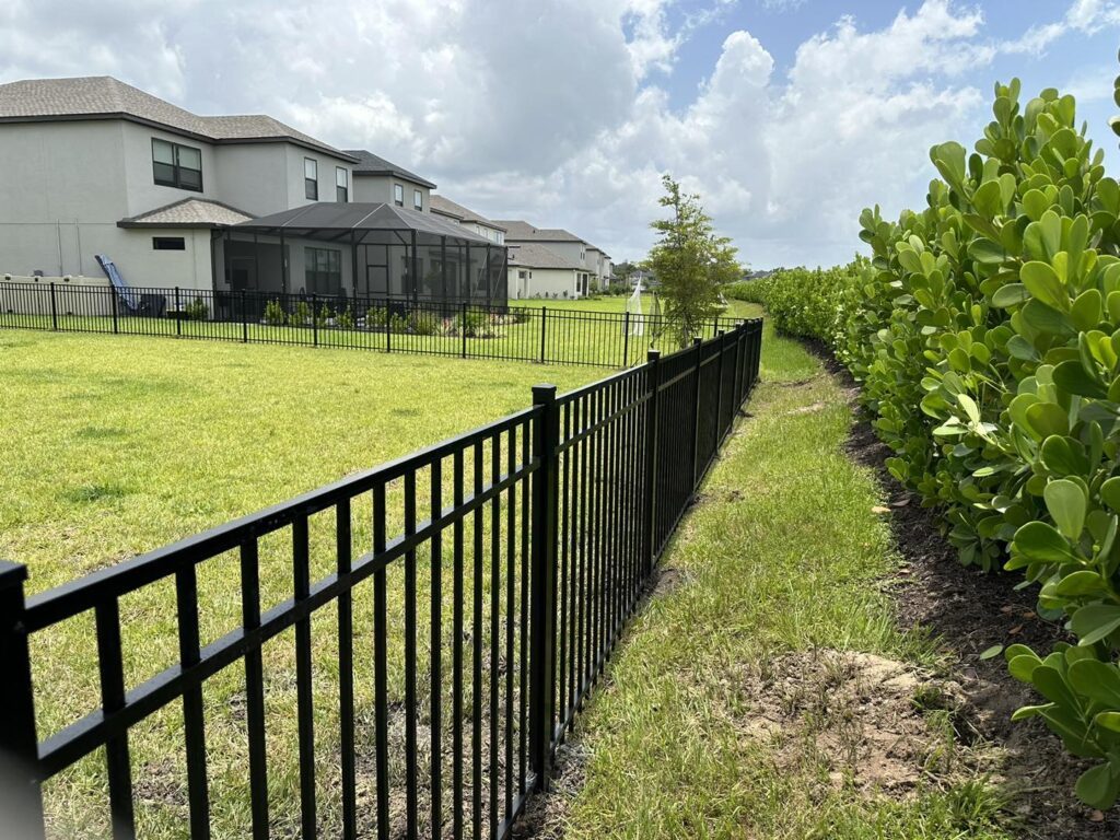 4' H Black Aluminum 3-Rail - Photo 1