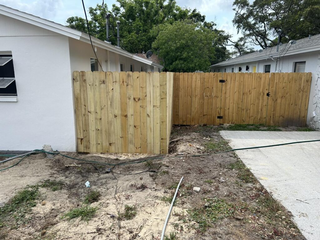 6' H Pressure Treated Wood Stockade & 4' H Pressure Treated Wood Stockade - Photo 1