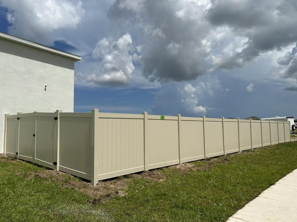 6' H Tan PVC Privacy - Photo 1