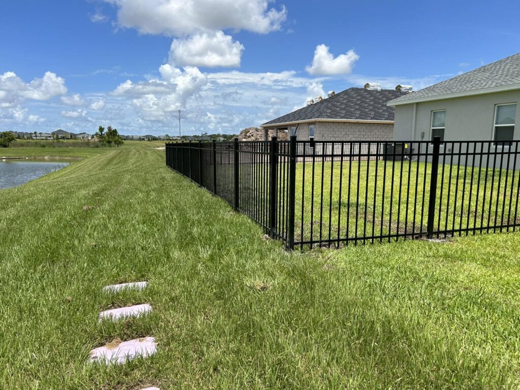 4' H Black Aluminum 3-Rail - Photo 1