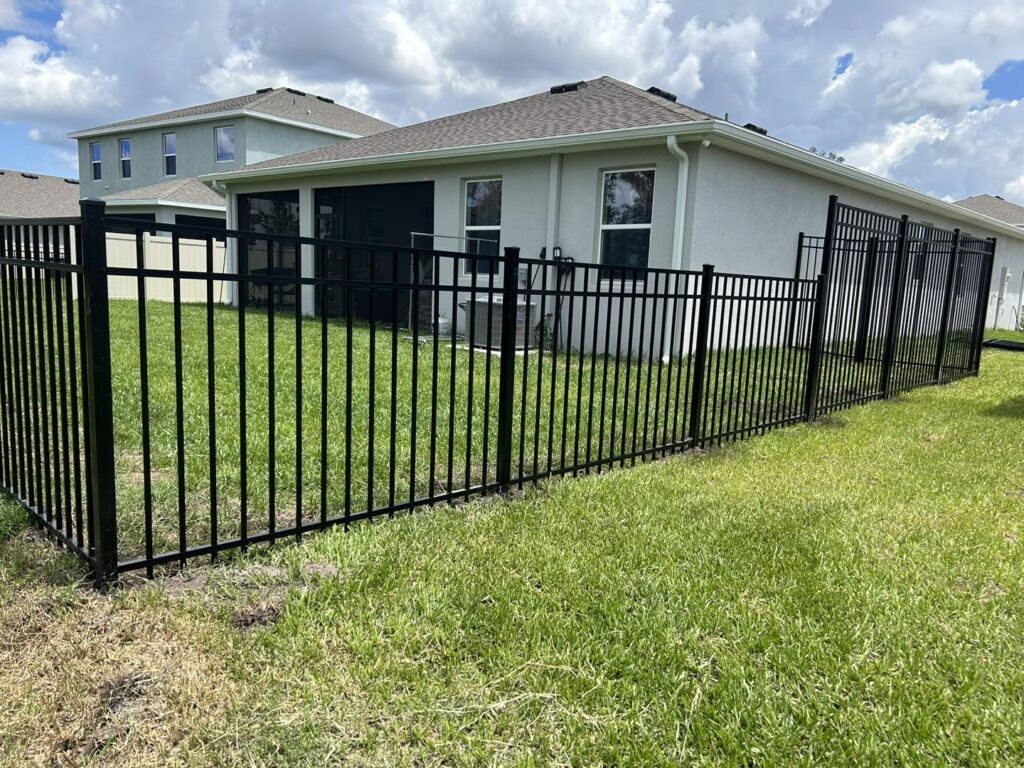 6' H Black Aluminum 3-Rail & 4' H Black Aluminum 3-Rail - Photo 1