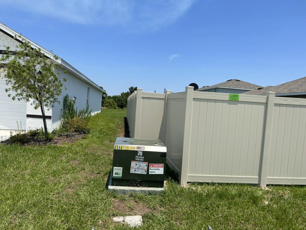 6' H Tan PVC Privacy - Photo 1