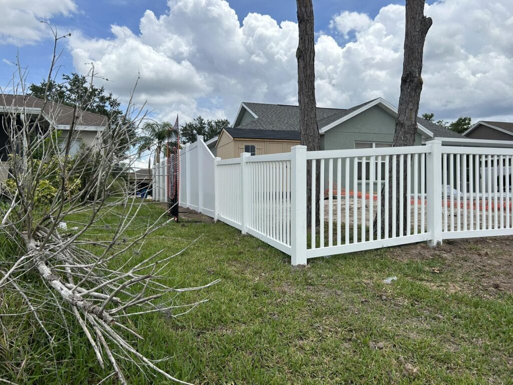 6' H White PVC Privacy & 4' H White PVC Picket - Photo 1
