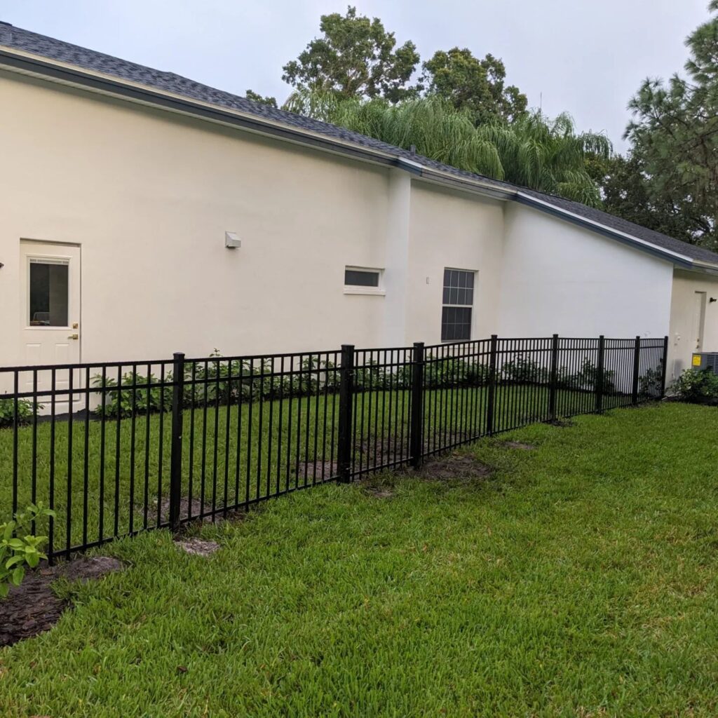 4' H Black Aluminum 3-Rail - Photo 1