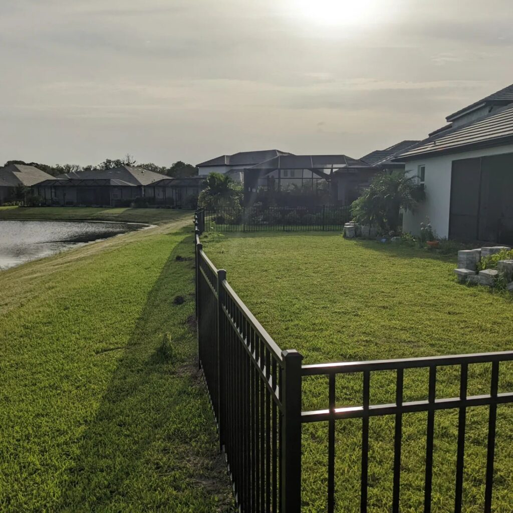 4' H Black Aluminum 3-Rail - Photo 1