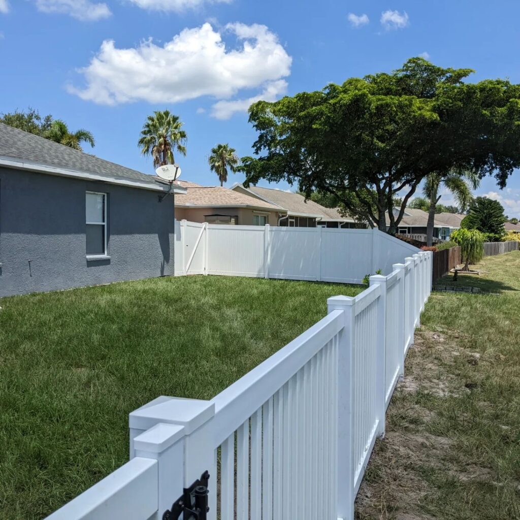 6' H White PVC Privacy & 4' H White PVC Picket - Photo 1