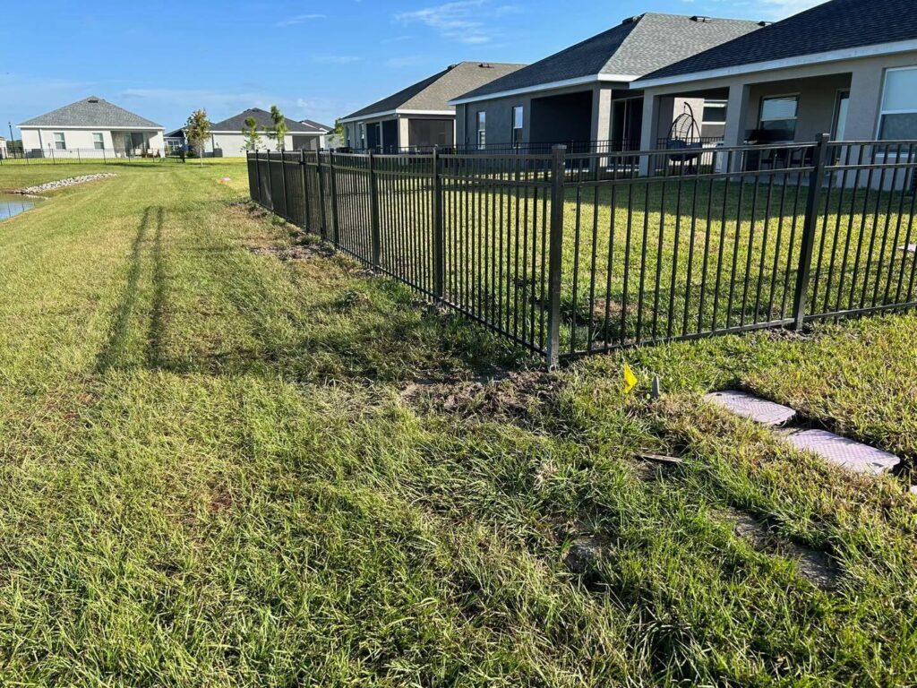 4' H Black Aluminum 3-Rail - Photo 1