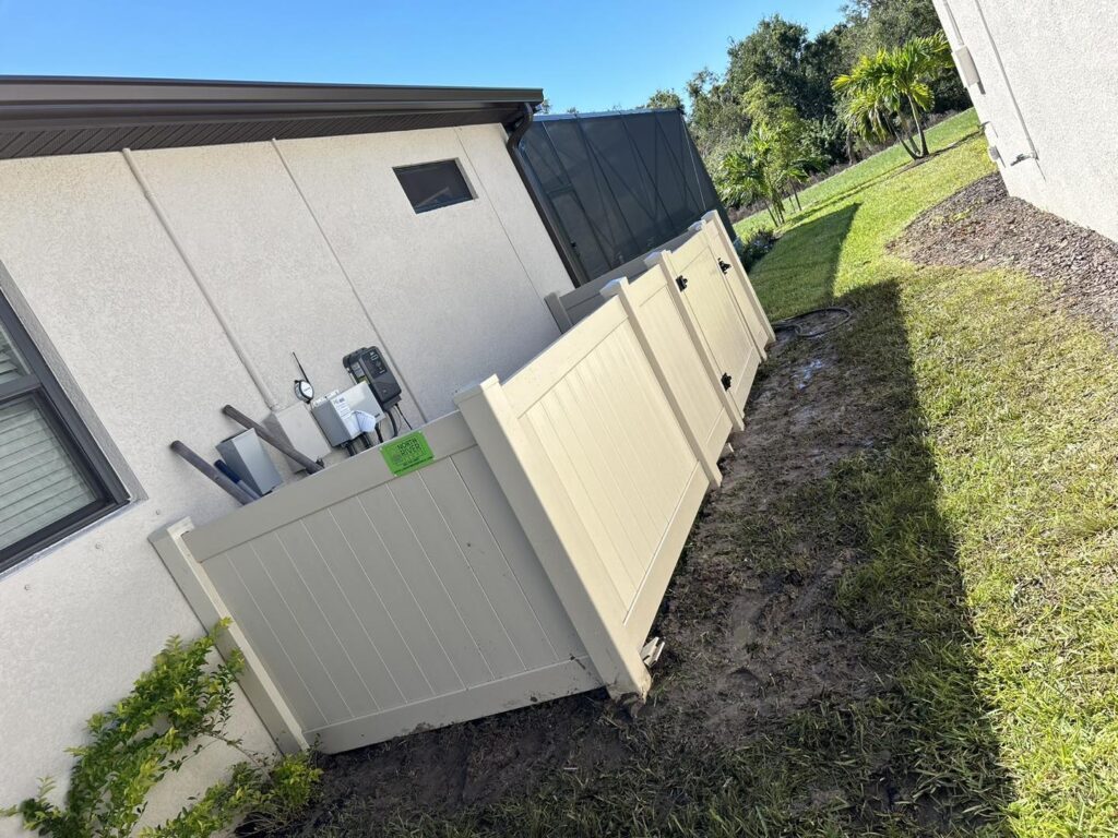 4' H Tan PVC Privacy - Photo 1