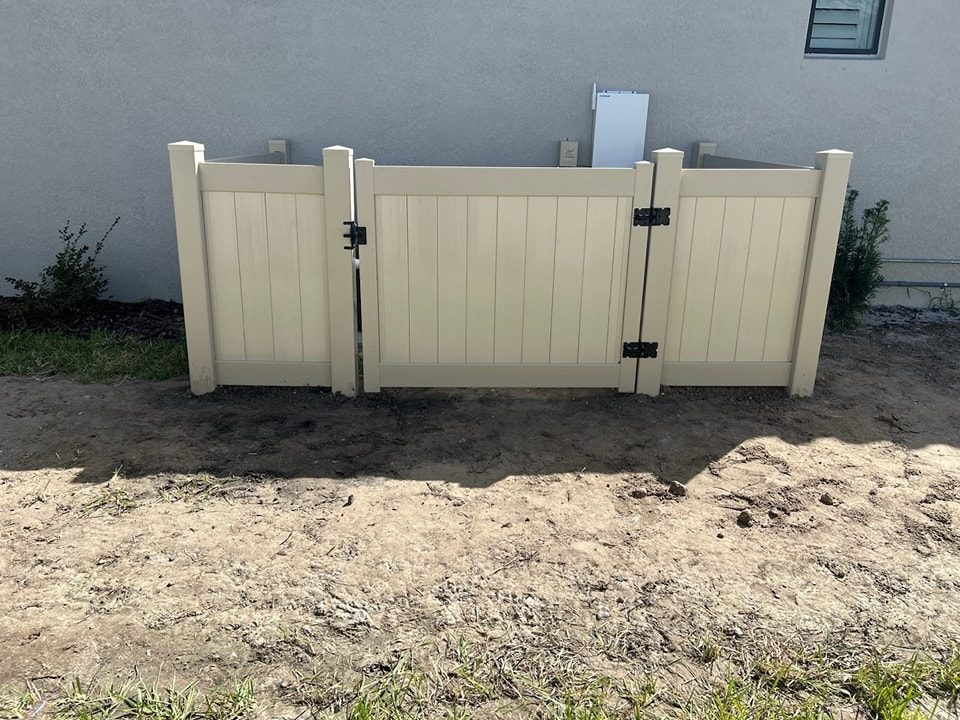 4' H Tan PVC Privacy - Photo 1