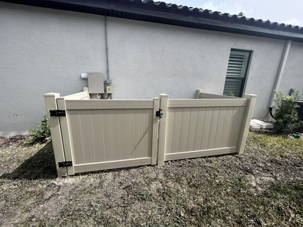 4' H Tan PVC Privacy - Photo 1