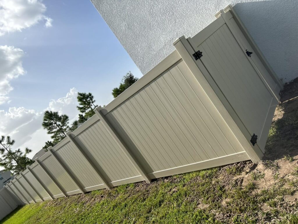 6' H Tan PVC Privacy - Photo 1