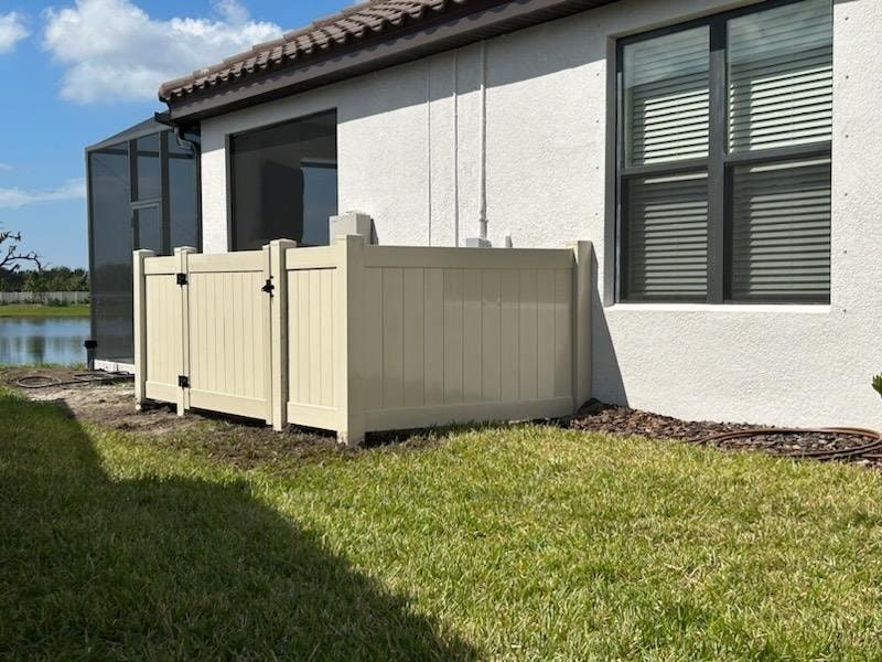 4' H Tan PVC Privacy - Photo 1