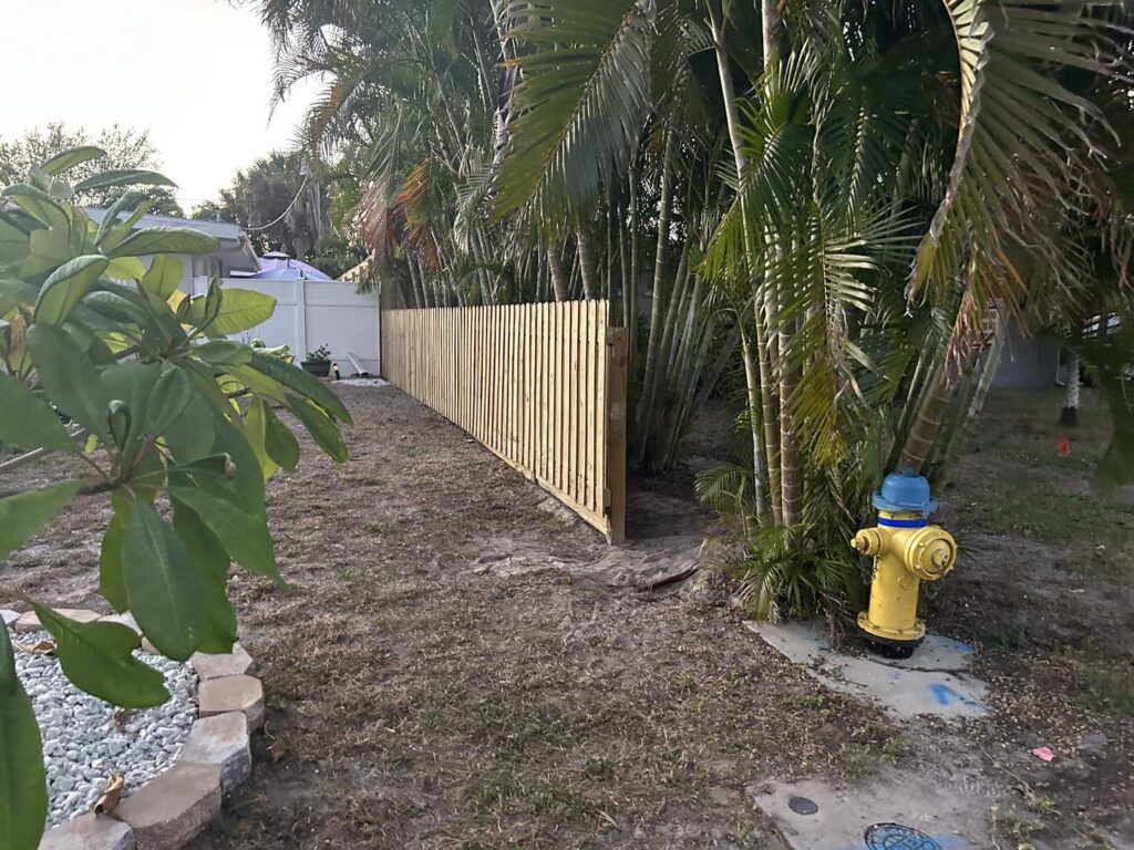 8' H Pressure Treated Wood Board on Board & 4' H Pressure Treated Wood Shadow Box - Photo 1