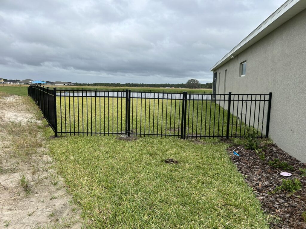 4' H Black Aluminum 3-Rail - Photo 1