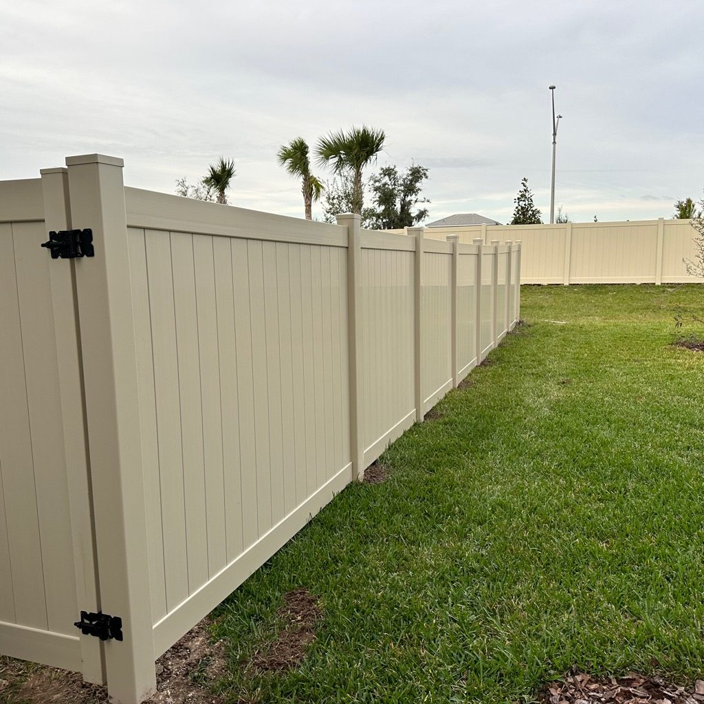 6' H Tan PVC Privacy - Photo 1