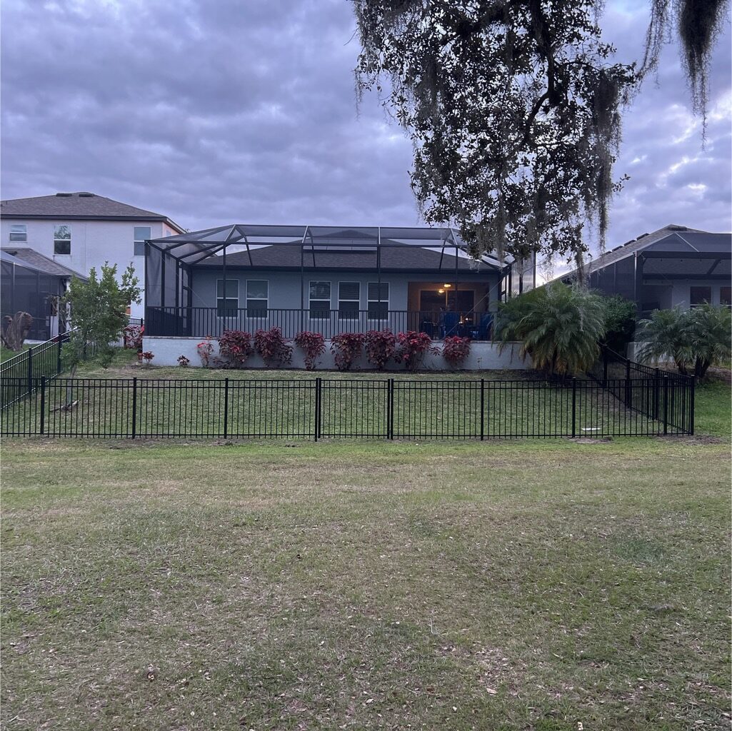 4' H Black Aluminum 3-Rail - Photo 1