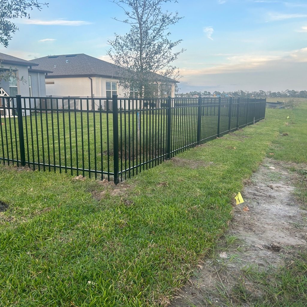 4' H Black Aluminum 3-Rail - Photo 1